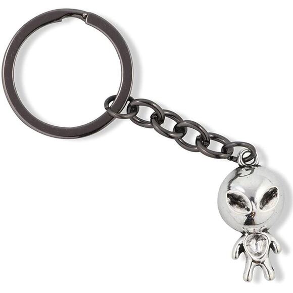 Alien UFO Spaceman Keychain Gifts - Picture 1 of 2